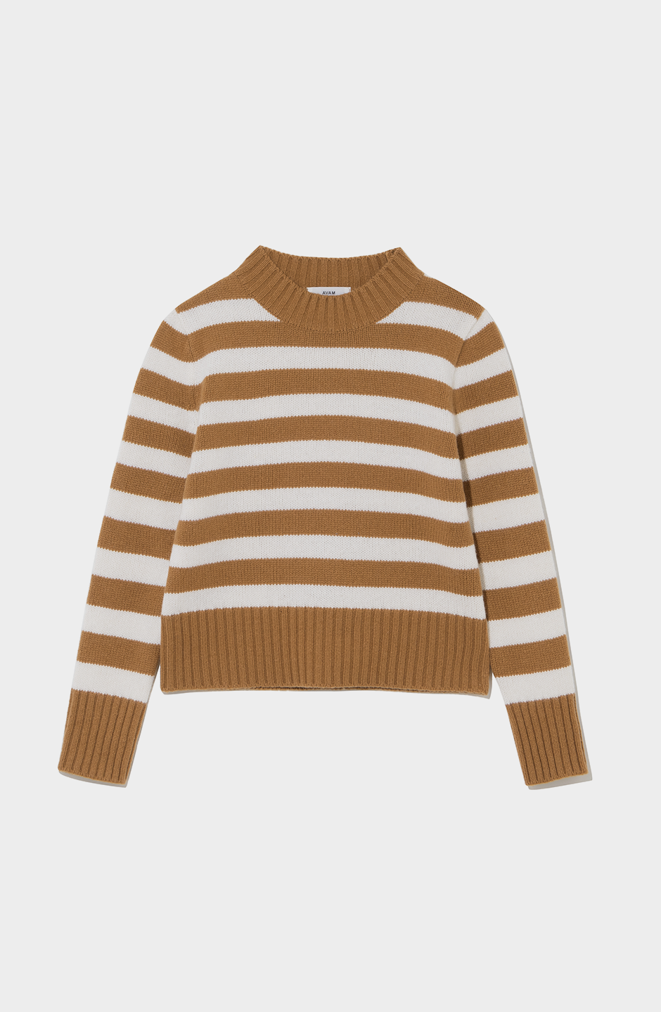 Stripe Blend Sweater BEIGE